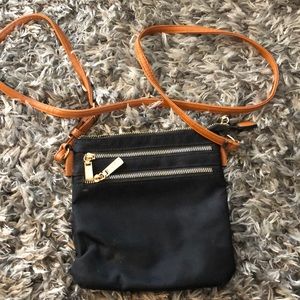 Black over the shoulder purse